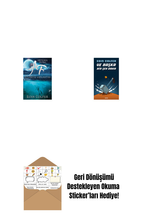 Alfa Yayıncılık Artemis Fowl 7 - Atlantis Saplantısı + Ve Başka Bir Şey Daha + Okuma Sticker'Ları