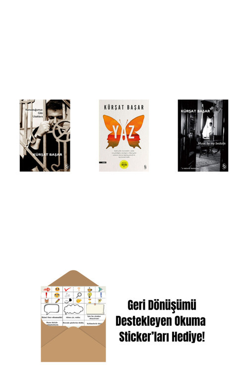 Everest Yayınları Konuştuğumuz Gibi Uzaklara + Yaz + Music By My Bedside + Okuma Sticker'Ları