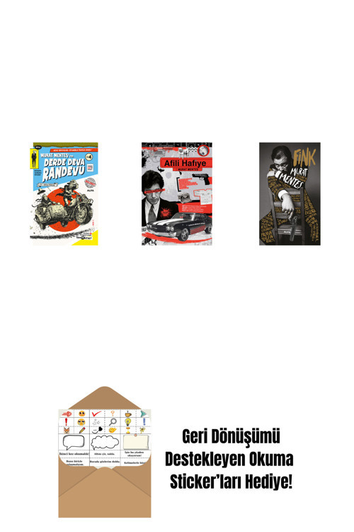 Alfa Yayıncılık Derde Deva Randevu No- 4 + Afili Hafiye + Fink (Ciltli) + Okuma Sticker'Ları