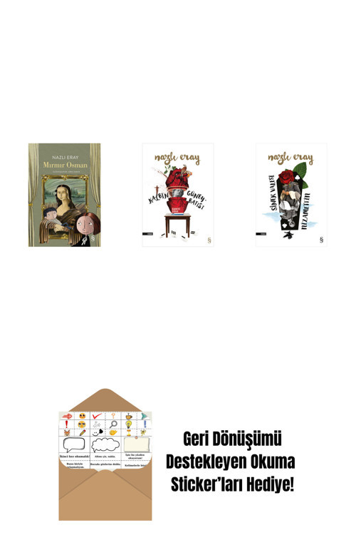 Everest Yayınları Mırmır Osman + Kalbin Güneybatısı + Sinek Valesi Nizamettin + Okuma Sticker'Ları