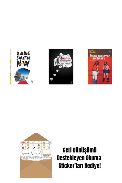 Everest Yayınları Nw, Londra + Bugün Farklı Düşünüyorum + İmza Toplayan Adam + Okuma Sticker'Ları