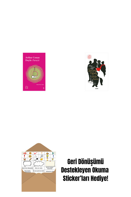 Alfa Yayıncılık Everest Açıkhava 37 - Parazit + Sherlock Holmes - Korku Vadisi + Okuma Sticker'Ları