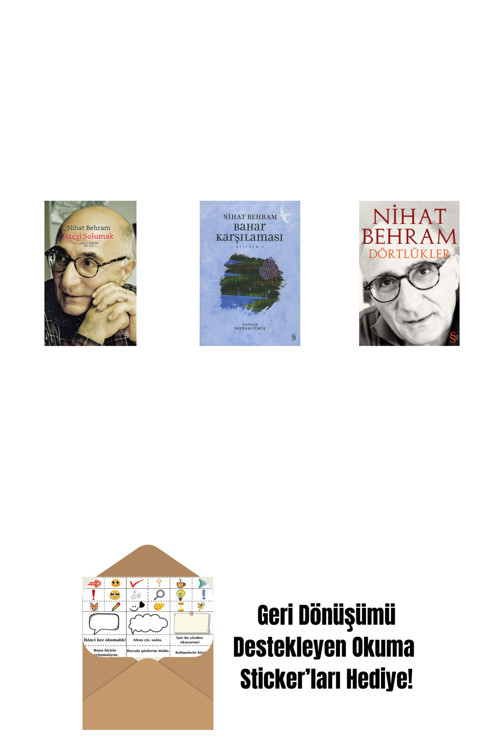 Alfa Yayıncılık Ateşi Solumak (Ciltli) + Bahar Karşılaması + Dörtlükler + Okuma Sticker'Ları