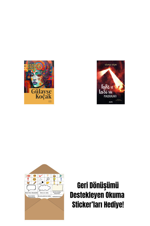 Alfa Yayıncılık Yaratıcı Yazmanın Hazzı + Fare Ve Lasi'Nin Maceraları + Okuma Sticker'Ları