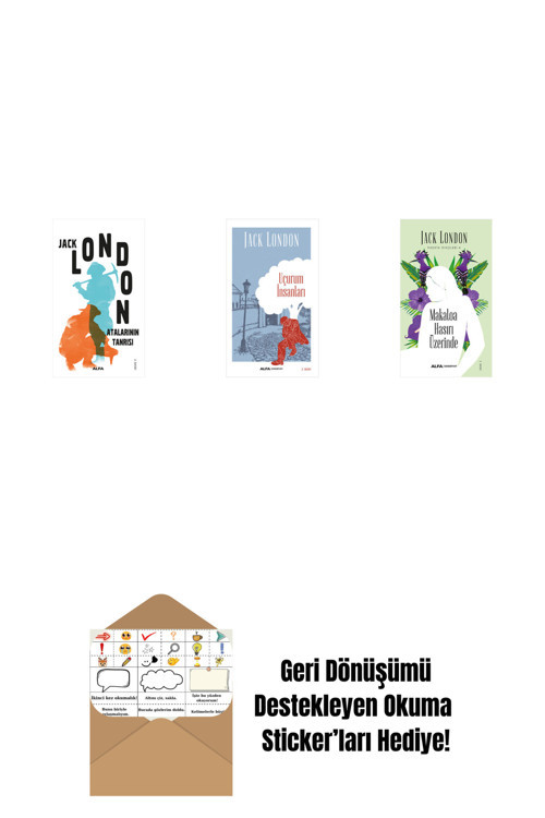 Alfa Yayıncılık Atalarının Tanrısı + Uçurum İnsanları + Makaloa Hasırı Üzerinde + Okuma Sticker'Ları