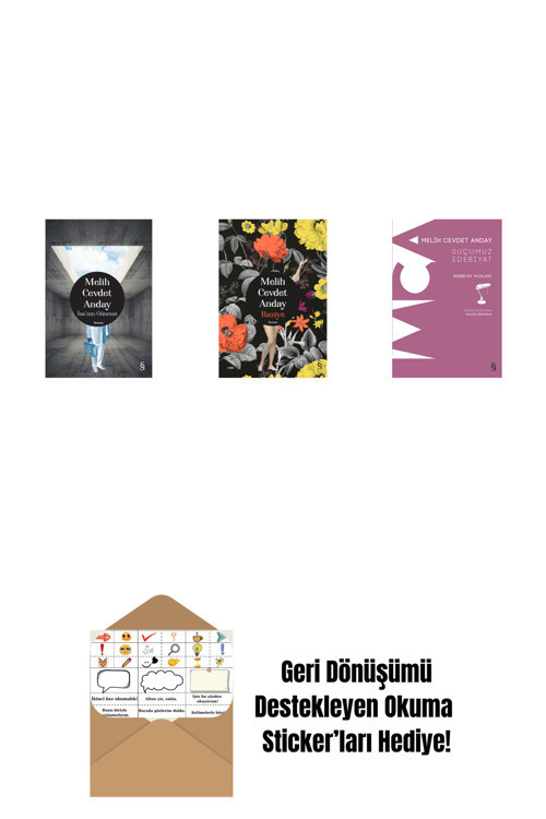Everest Yayınları İsa’Nın Güncesi (Ciltli) + Raziye (Ciltli) + Suçumuz Edebiyat + Okuma Sticker'Ları