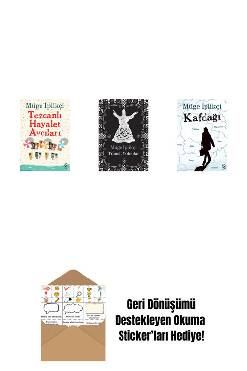 Everest Yayınları Tezcanlı Hayalet Avcıları + Transit Yolcular + Kafdağı + Okuma Sticker'Ları