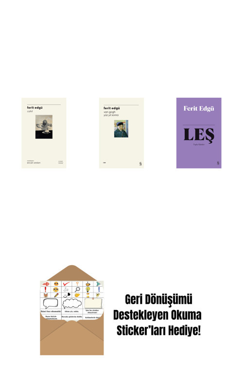 Alfa Yayıncılık Cahil (Ciltli) + Van Gogh - Yüz Yıl Sonra + Leş (Bez Ciltli) + Okuma Sticker'Ları