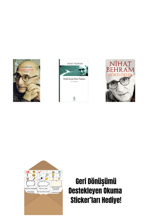 Alfa Yayıncılık Ateşi Solumak (Ciltli) + Kında Duran Onur Paslanır + Dörtlükler + Okuma Sticker'Ları