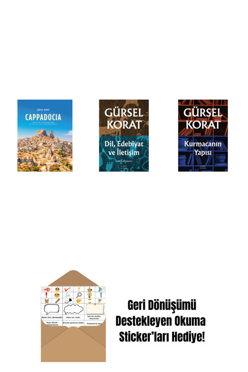 Everest Yayınları Cappadocia (Ciltli) + Dil, Edebiyat Ve İletişim + Kurmacanın Yapısı + Okuma Sticker'Ları