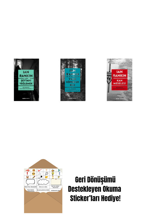 Alfa Yayıncılık Şeytanı Yeğlemek + Vahşi Köpekler Bile + Kan Meselesi + Okuma Sticker'Ları