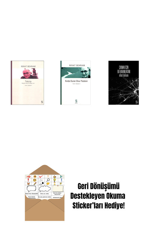 Alfa Yayıncılık Tekzip + Kında Duran Onur Paslanır + Çıkmak İçin Bu Karanlıktan + Okuma Sticker'Ları