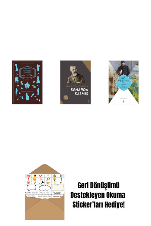 Everest Yayınları Mai Ve Siyah + Kenarda Kalmış + Mâî Ve Siyah - Özgün Tam Metin + Okuma Sticker'Ları