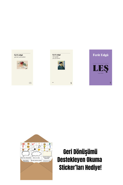Alfa Yayıncılık Görsel Yolculuklar + Van Gogh - Yüz Yıl Sonra + Leş (Bez Ciltli) + Okuma Sticker'Ları