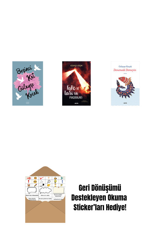 Alfa Yayıncılık Beşinci Kat + Fare Ve Lasi'Nin Maceraları + Denemedi Demeyin + Okuma Sticker'Ları