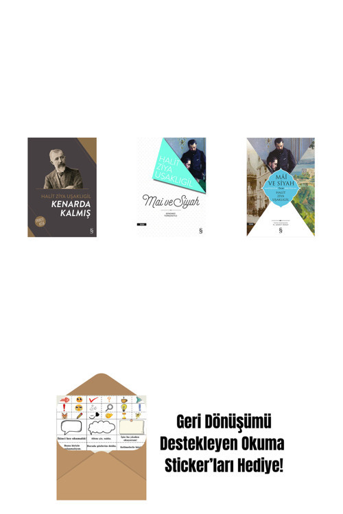 Everest Yayınları Kenarda Kalmış + Mâi Ve Siyah + Mâî Ve Siyah - Özgün Tam Metin + Okuma Sticker'Ları