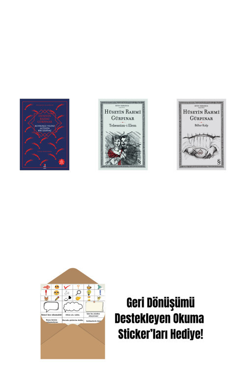 Everest Yayınları Kuyruklu Yıldız Altında Bir İzdivaç + Tebessüm-İ Elem + Billur Kalp + Okuma Sticker'Ları