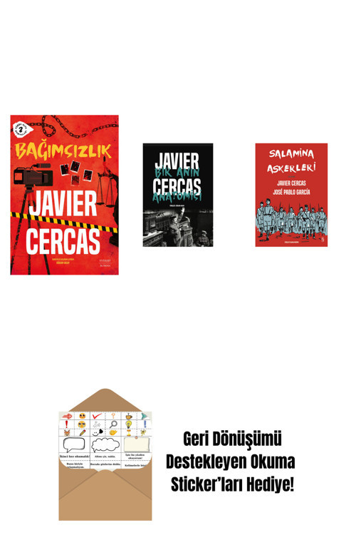 Everest Yayınları Bağımsızlık + Bir Anın Anatomisi + Salamina Askerleri (Çizgi Roman) + Okuma Sticker'Ları