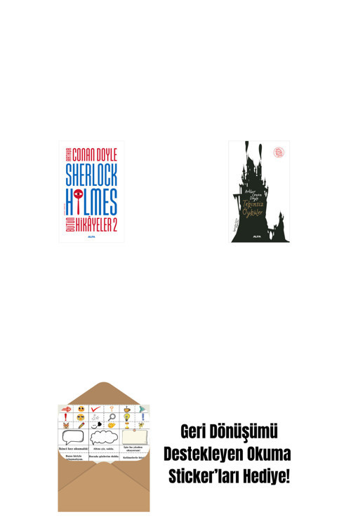 Alfa Yayıncılık Sherlock Holmes - Bütün Hikayeler 2 (Ciltli) + Tekinsiz Öyküler + Okuma Sticker'Ları