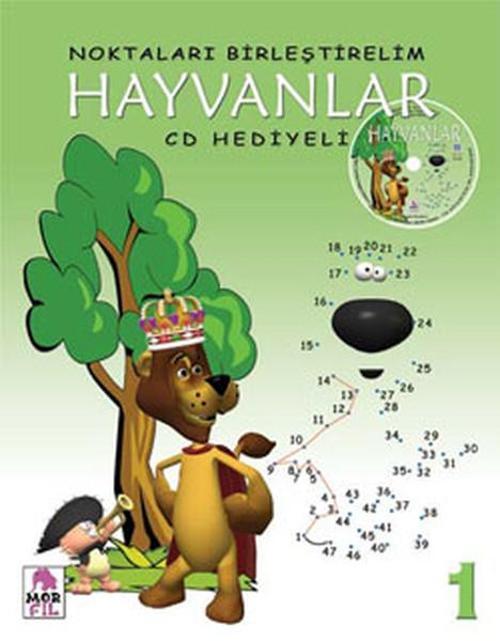 Noktaları Birleştirelim 1 / Hayvanlar Cd Hediyeli