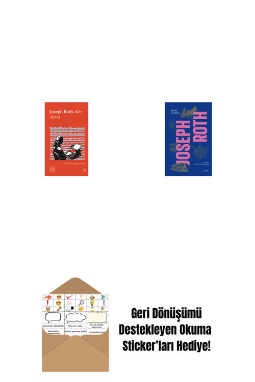 Alfa Yayıncılık Everest Açıkhava 33 - Kör Ayna + Bütün Öyküleri - Joseph Roth (Ciltli) + Okuma Sticker'Ları