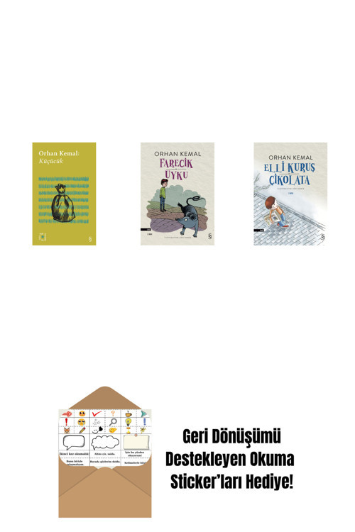 Everest Yayınları Everest Açıkhava 13 - Küçücük + Farecik Uyku + Elli Kuruş Çikolata + Okuma Sticker'Ları