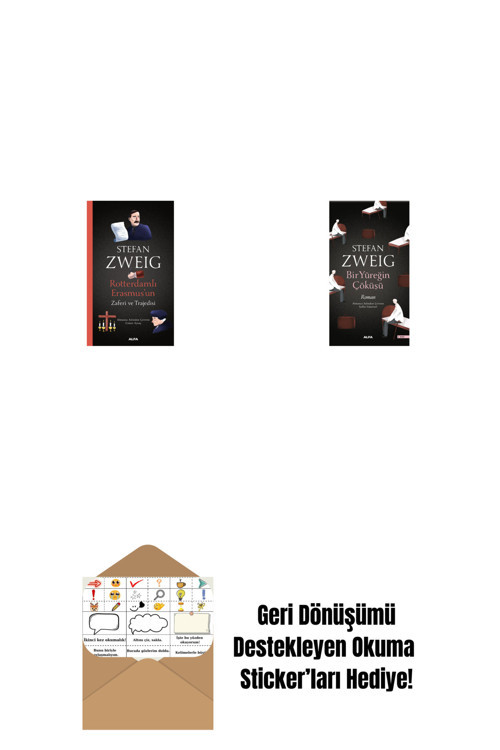 Alfa Yayıncılık Rotterdamlı Erasmus’Un Zaferi Ve Trajedisi + Bir Yüreğin Çöküşü + Okuma Sticker'Ları