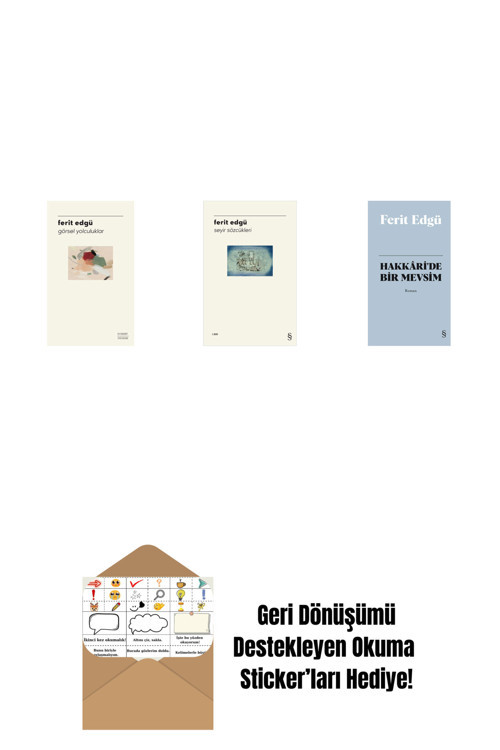 Alfa Yayıncılık Görsel Yolculuklar + Seyir Sözcükleri + Hakkâri'De Bir Mevsim (Bez Ciltli) + Okuma Sticker'Ları