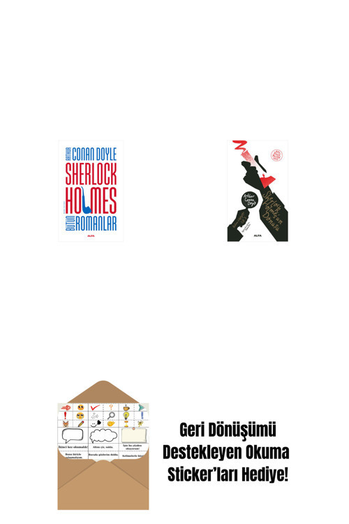 Alfa Yayıncılık Sherlock Holmes - Bütün Romanlar (Ciltli) + Sherlock Holmes'Un Dönüşü + Okuma Sticker'Ları