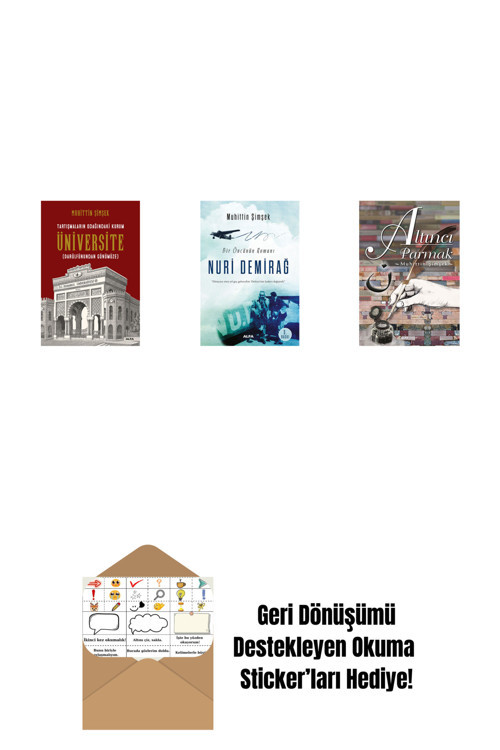 Alfa Yayıncılık Tartışmaların Odağındaki Kurum Üniversite + Nuri Demirağ + Altıncı Parmak + Okuma Sticker'Ları