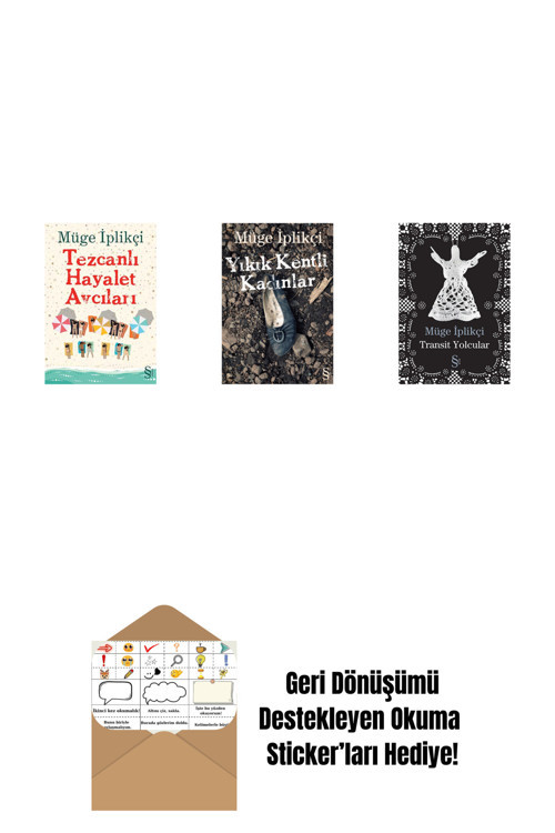Everest Yayınları Tezcanlı Hayalet Avcıları + Yıkık Kentli Kadınlar + Transit Yolcular + Okuma Sticker'Ları