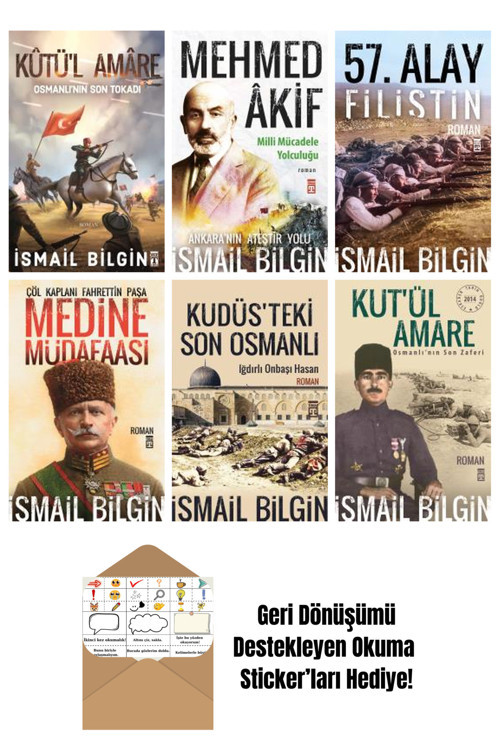 Timaş Yayınları İsmail Bilgin 6 Kitap Seti + Okuma Sticker'Ları
