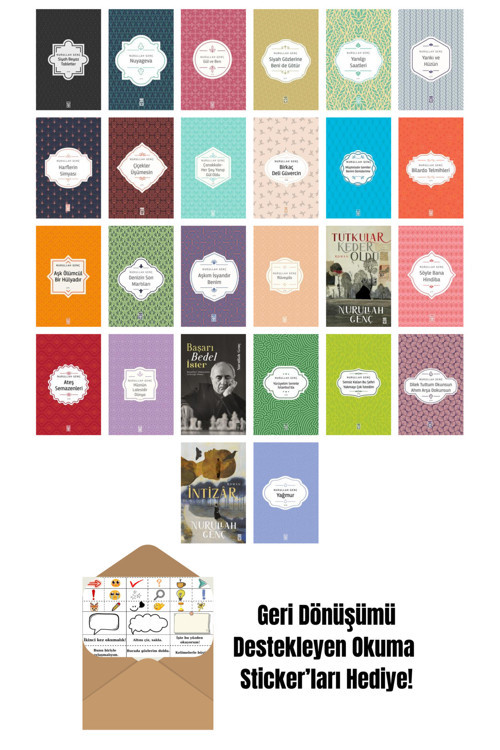 Timaş Yayınları Nurullah Genç 26 Kitap Seti + Okuma Sticker'Ları