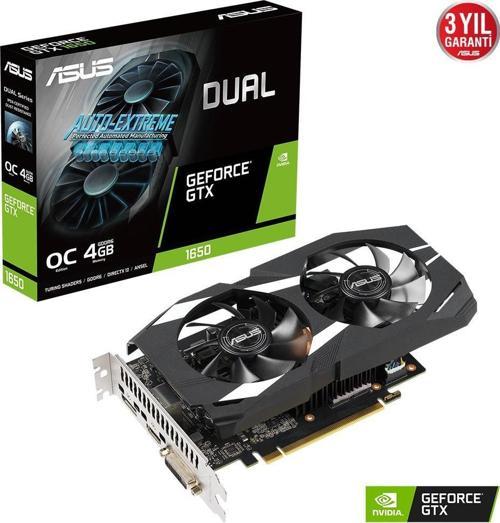 4GB PH-GTX1650-O4GD6-P-EVO GDDR6 128bit HDMI-DP-DVI  PCIE 3.0