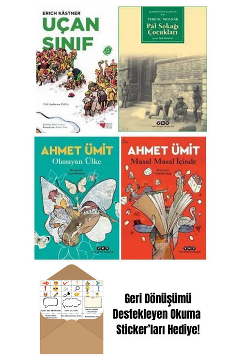 Yapı Kredi Yayınları Masal Masal İçinde 4 Kitap Set + Okuma Sticker'Ları