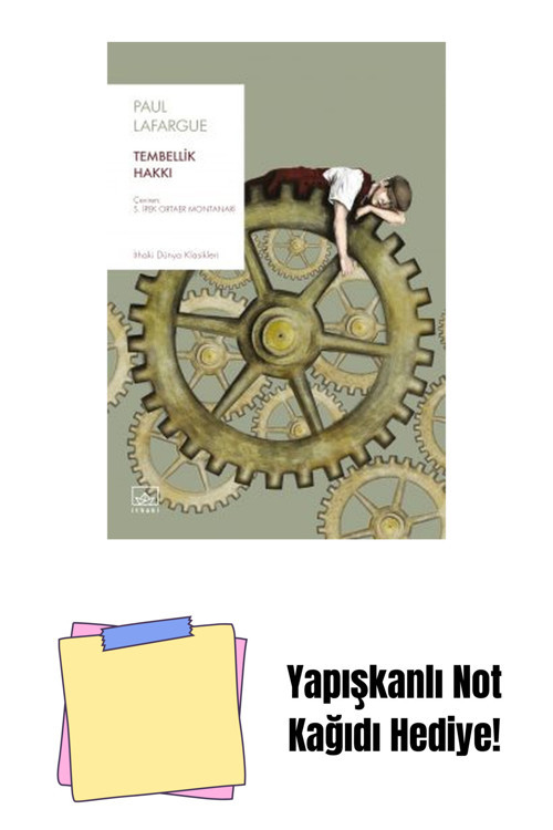 İthaki Yayınları Tembellik Hakkı + Yapışkanlı Not Kağıdı