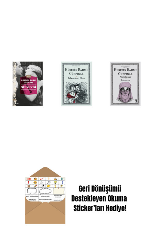 Everest Yayınları Şıpsevdi (Günümüz Türkçesiyle) + Tebessüm-İ Elem + Nimetşinas - Toraman + Okuma Sticker'Ları