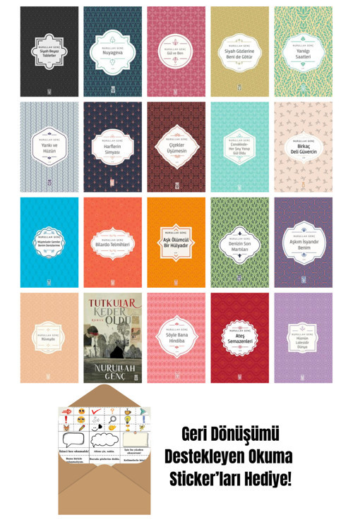 Timaş Yayınları Nurullah Genç 20 Kitap Seti + Okuma Sticker'Ları