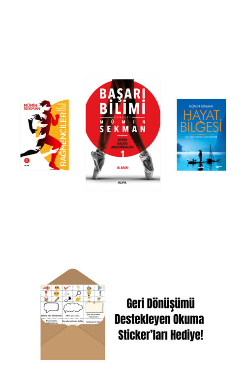 Alfa Yayıncılık Rağmenciler - Akacak Azim Damarda Durmaz! + Başarı Bilimi + Hayat Bilgesi 2 + Okuma Sticker'Ları