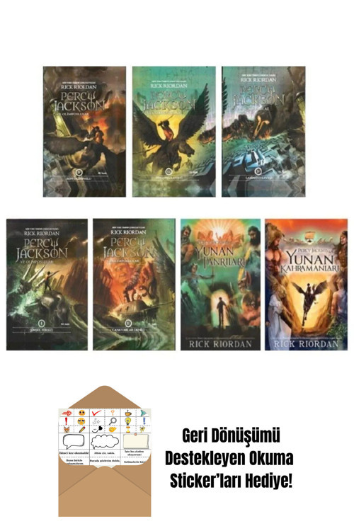 Doğan Egmont Yayıncılık Percy Jackson Ve Olimposlular 7 Kitap + Okuma Sticker'Ları