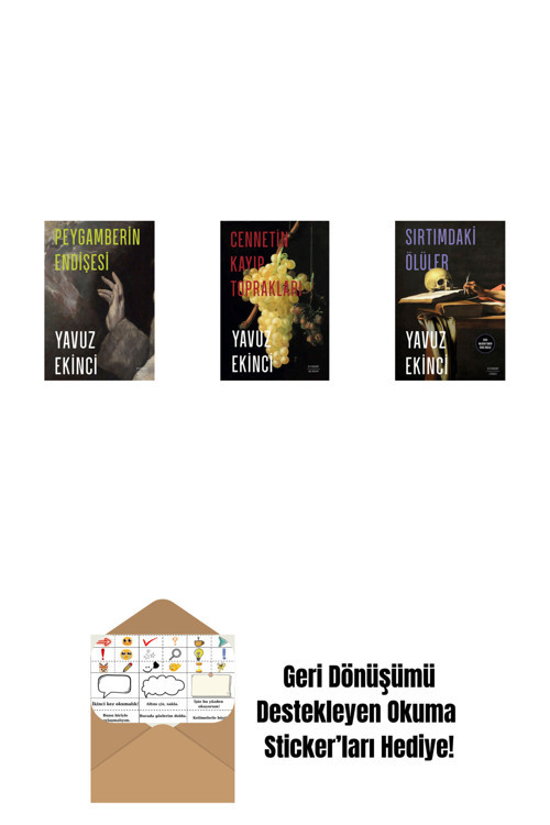 Everest Yayınları Peygamberin Endişesi + Cennetin Kayıp Toprakları + Sırtımdaki Ölüler + Okuma Sticker'Ları
