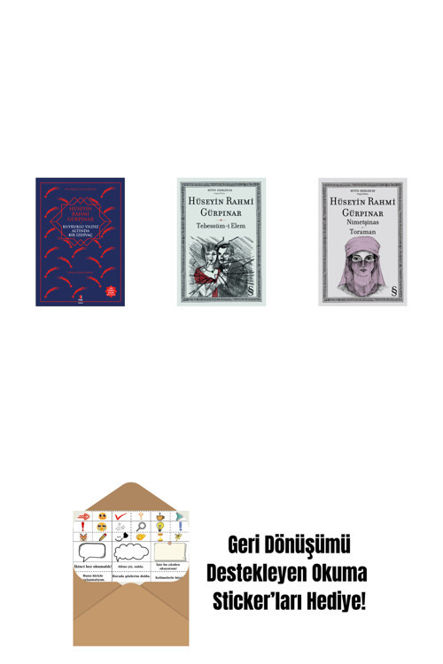 Everest Yayınları Kuyruklu Yıldız Altında Bir İzdivaç + Tebessüm-İ Elem + Nimetşinas - Toraman + Okuma Sticker'Ları
