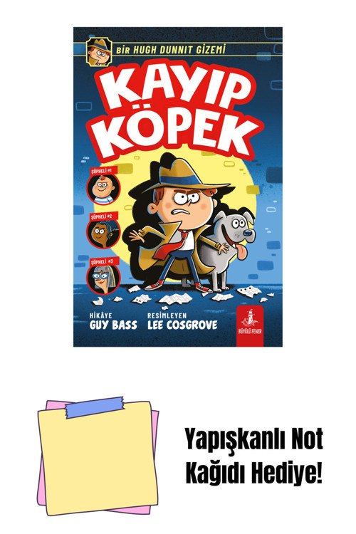 Büyülü Fener Kayıp Köpek + Yapışkanlı Not Kağıdı