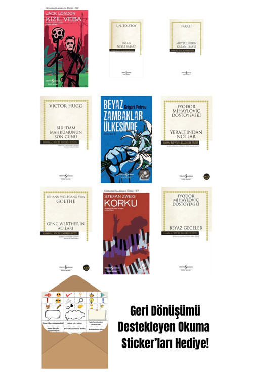 İş Bankası Kültür Yayınları En Çok Okunan Romanlar 9 Kitap Set