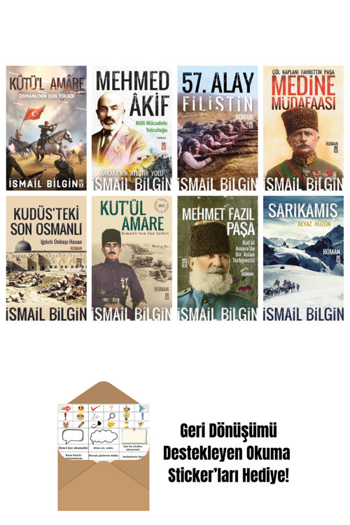 Timaş Yayınları İsmail Bilgin 8 Kitap Seti + Okuma Sticker'Ları