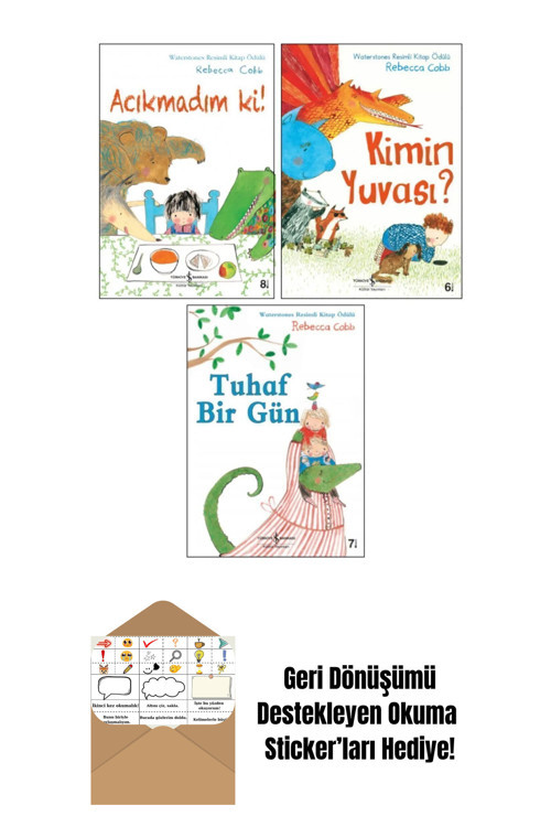İş Bankası Kültür Yayınları Tuhaf Bir Gün 3'Lü Resimli Hikaye Kitabı Seti + Okuma Sticker'Ları