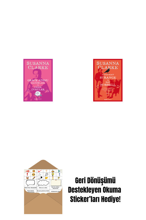 Alfa Yayıncılık Grace Adieu Hanımları Ve Diğerleri + Jonathan Strange Ve Bay Norrell - 1 + Okuma Sticker'Ları