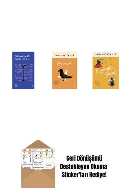 Everest Yayınları Everest Açıkhava 1 - Sabahattin Ali Seçme Öyküler + Değirmen + Kuyucaklı Yusuf + Okuma Sticker'Ları