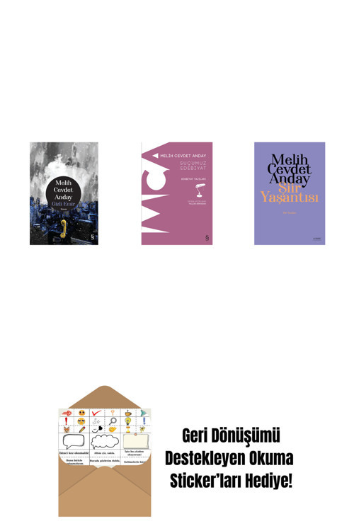 Everest Yayınları Gizli Emir (Ciltli) + Suçumuz Edebiyat + Şiir Yaşantısı - Şiir Yazıları + Okuma Sticker'Ları
