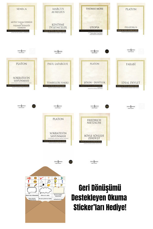 İş Bankası Kültür Yayınları En Çok Okunan Felsefe Kitapları 10 Kitap Set